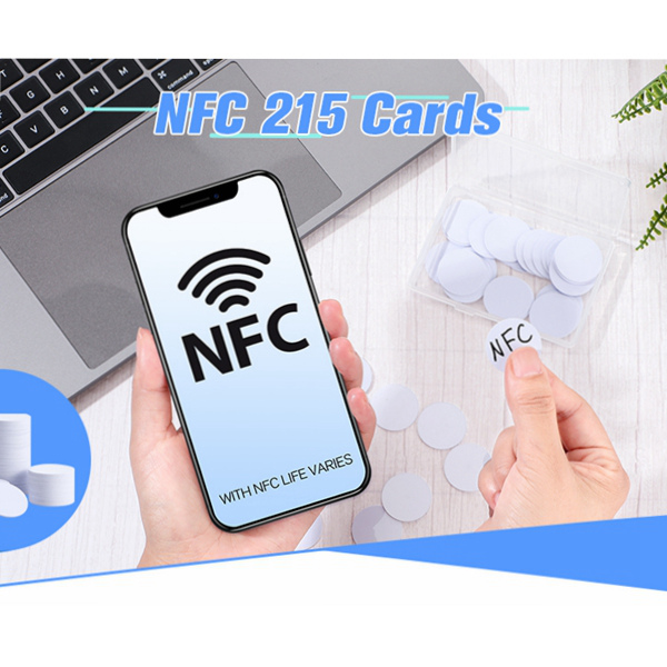 도매 관례는 단단한 PVC Rou 카드 NTAG215 NFC 꼬리표를 인쇄했습니다
